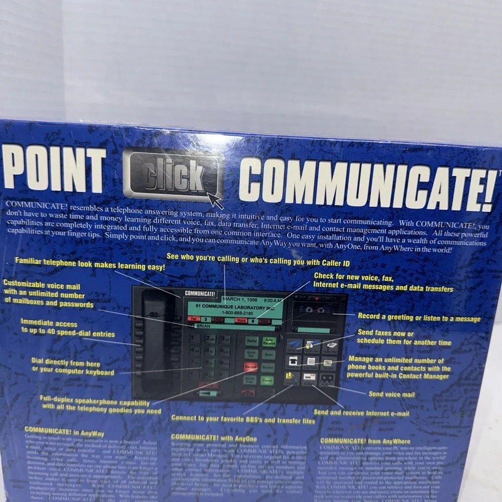 Communicate All-in-one Solution User's Guide Book + CD-Rom V8.0 Brand New